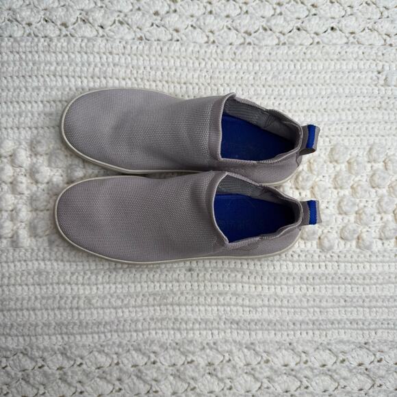 ROTHY'S Women's Size 6.5 Chelsea Boot Shoes Lilac Gray Slip On High Top Sneaker - Picture 12 of 14